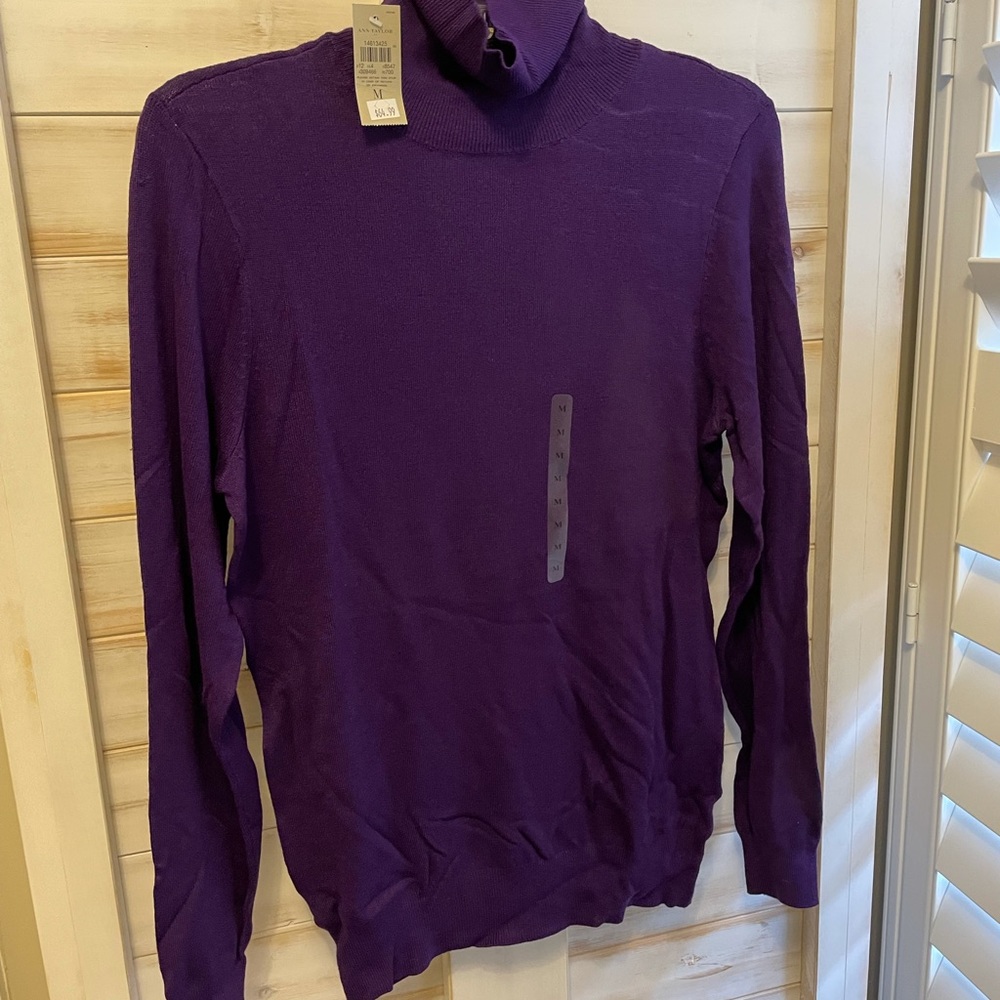 Ann Taylor super soft turtleneck in medium - NWT!